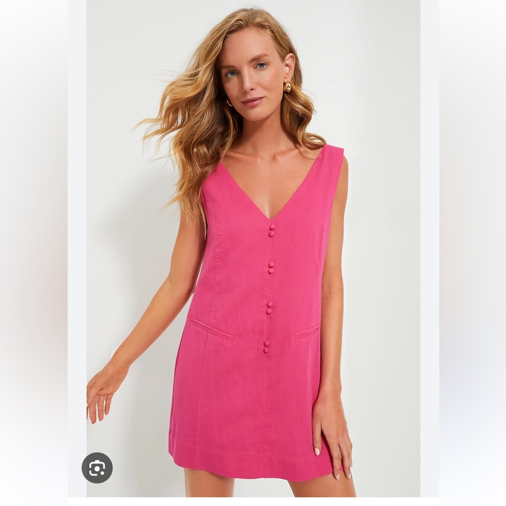 CIAO LUCIA MALENA DRESS IN HOT PINK, SIZE SMALL. WORN ONCE.